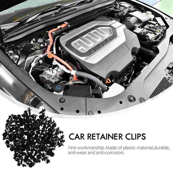 190x Car Trim Body Clips Kit Rivets Retainer Auto Panel Bumper Plastic Fastener