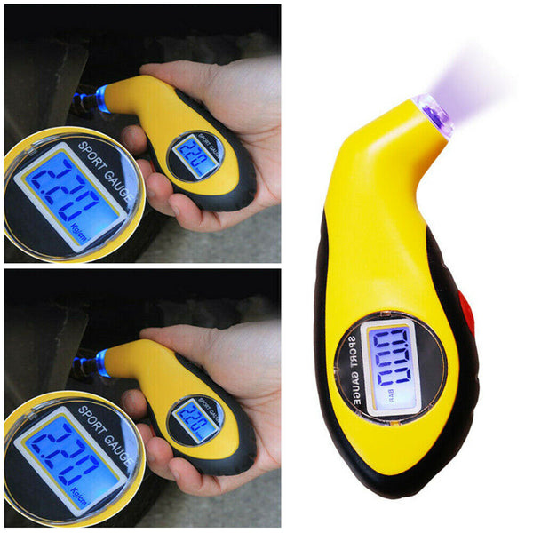 Tire Pressure Guage Digital Car Bike Truck Auto Air PSI Meter Tester Tyre Gauge