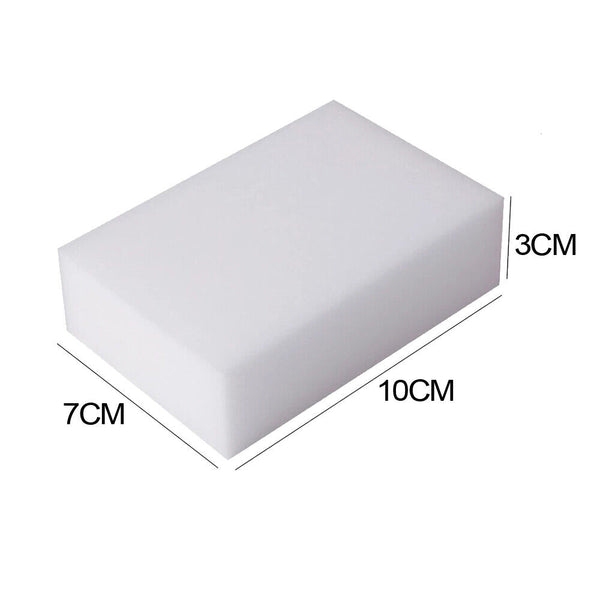 UP 200PCS Magic Sponge Eraser Home Kitchen Car Melamine Foam Cleaner 100x70x30mm