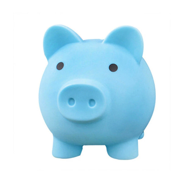 Pig Piggy Bank Coin Openable Money Save Box Soft Plastic Toy Kids Gift Cash Box