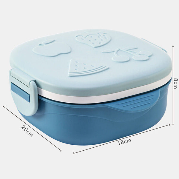 1/2x Storage Travel Thermos Vacuum Food Flask Insulated Food Container Lunch Box