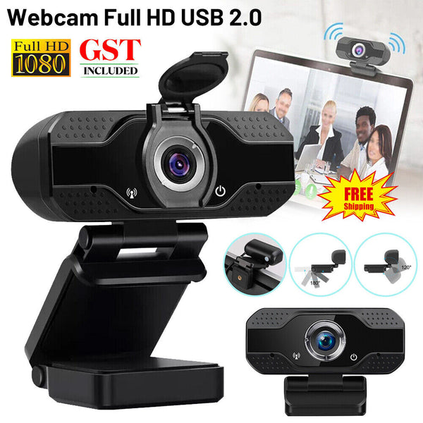 Webcam Full HD 1080P USB 2.0 For PC Desktop Laptop Web Camera with Microphone