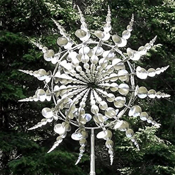 Unique and Magical Metal Windmill Kinetic Metal Wind Spinners Garden Decoration