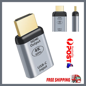 USB-C type C Female To HDMI 2.0 Male Adapter 4K@60HZ USB 3.1 Gen 2 Mobile To TV