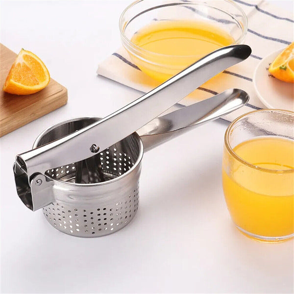 Potato Ricer Masher Fruit Stainless Steel Press Professional Juicer Puree Gnocch