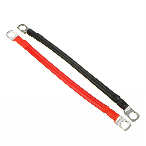 12V 24V 30cm Battery joiner Connector Lead DC Wire 100A Cable & lugs Red & Black