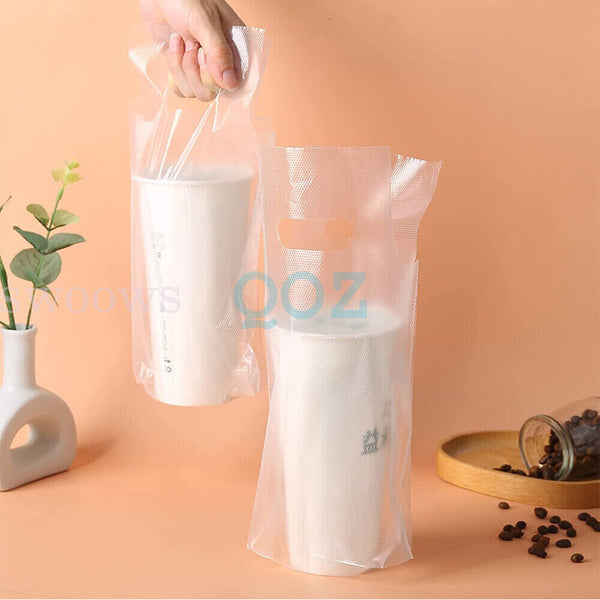 100/400 Take away bag coffee cup carry bag takeaway coffee milktea cup carrybag