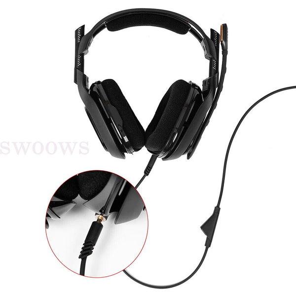 Audio Cable Gaming Headset 2M Volume Control For Astro A10 A40 A30 A50