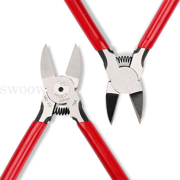 1/2 x 6" Flush Cut Side Cutters Diagonal Cutting Pliers Wire Cable Nippers Tools