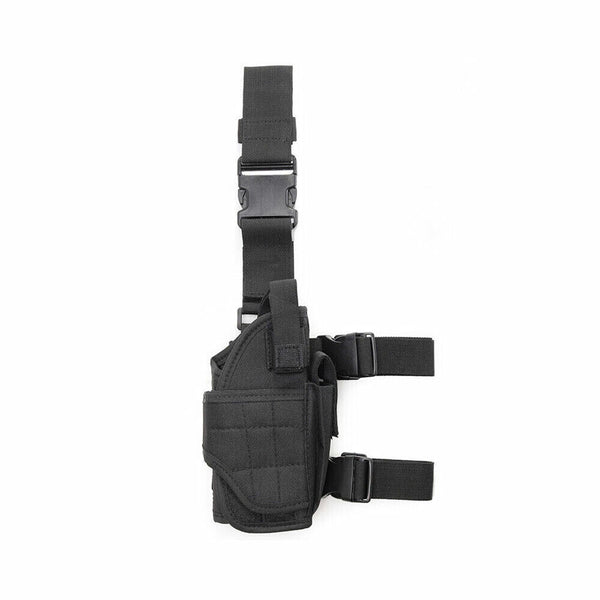 1/2PCS Tactical Thigh Holster Gun Leg Hunt Military Sports Pistol Pouch Puttee