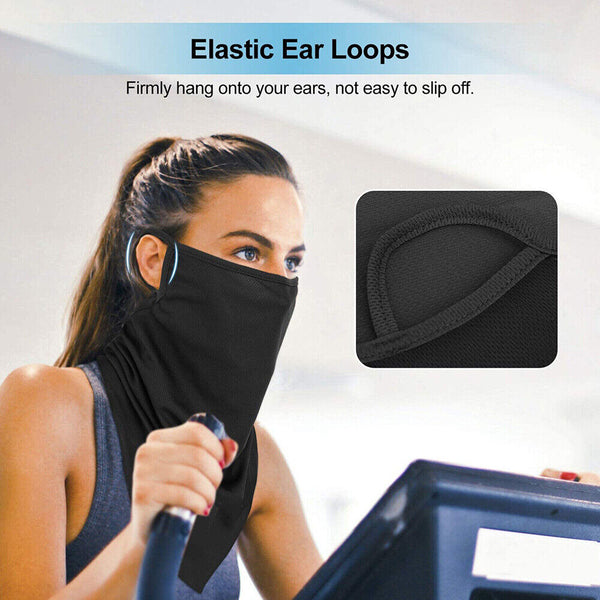 1/2Cooling Neck Gaiter Tube Scarf Face Mask Bandana Motorcycle Cycling Balaclava