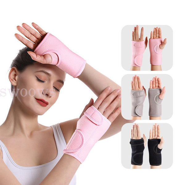 Wrist Support Hand Brace Band Carpal Gloves Tunnel Splint Arthritis Sprains Pain