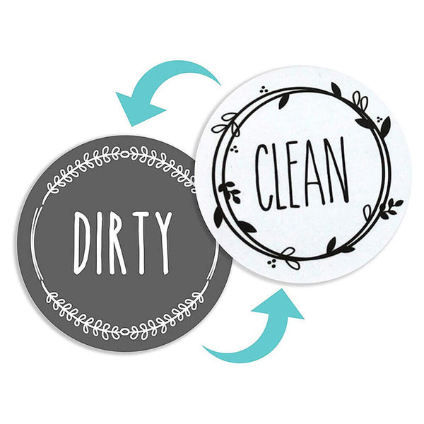 New Design Dishwasher Magnet Clean Dirty Sign Double Sided MagnetIndicator