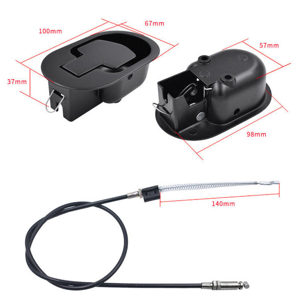 Metal Recliner Handle Lever Trigger Replacement Lounge Chair Sofa Release Cable