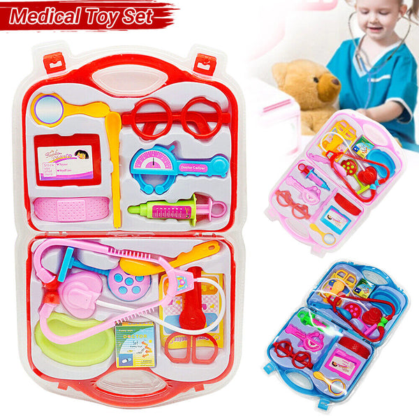 Play Educational Doctor Case Kit Medical Set Hospital Supply Toy Kids Boys Girls