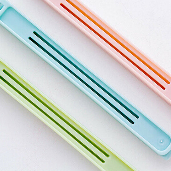 New Sealing Bag Clip Sealer Clamp Kitchen Storage Food Snack Seal Plastic Tool