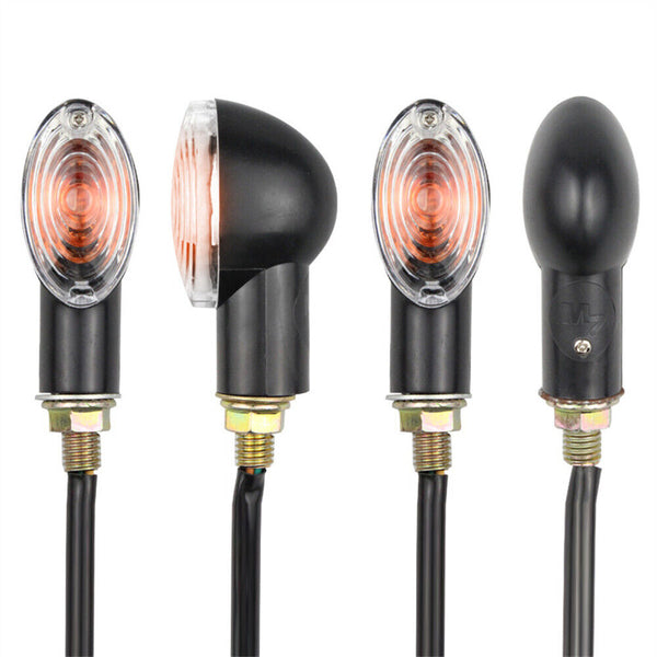 4x Universal Motorcycle Indicators Motorbike Turn Signal Light Bullet Bulbs AU