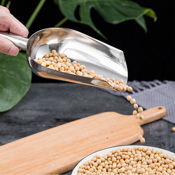 5 Stainless Steel Scoop Ice Buffet Candy Kitchen Shovel Nut Pet Food Flour Scoop