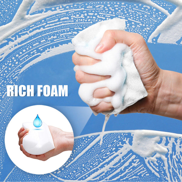 UP 200PCS Magic Sponge Eraser Home Kitchen Car Melamine Foam Cleaner 100x70x30mm