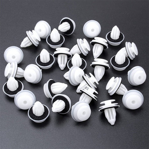 50PCS Car Trim Body Fastener Rivet Retainer Door Panel Bumper Plastic Clips Kit