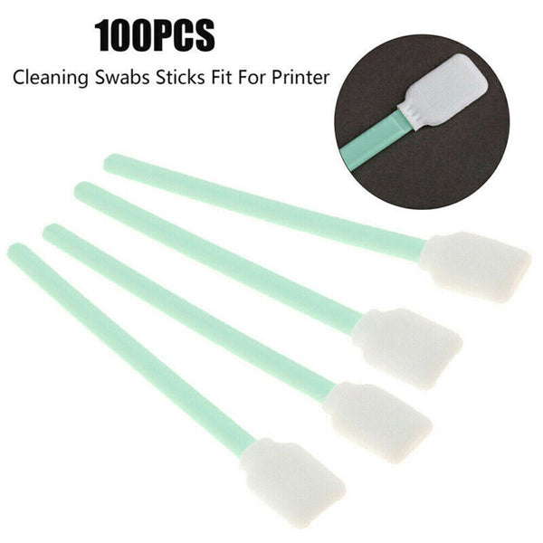 100x Solvent Cleaning Swabs For Roland Mimaki Mutoh Epson Format InkJet Printer