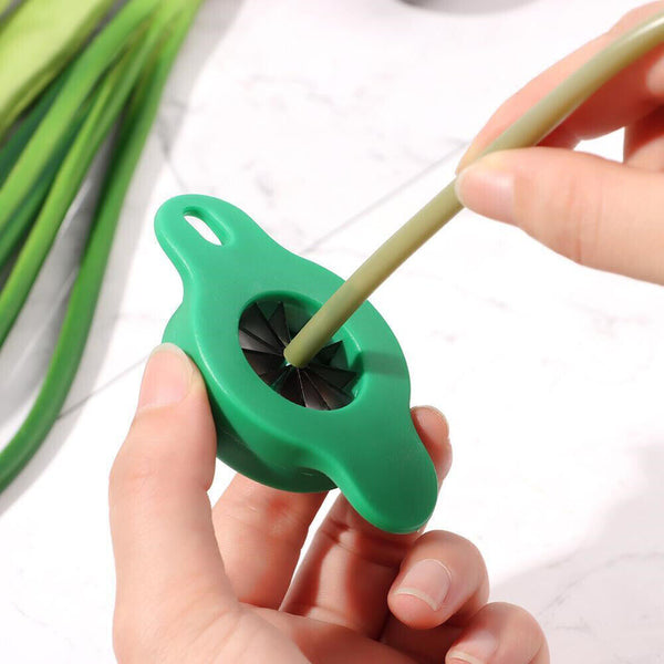 Onion Fruit Vegetable Scallion Cutter Shred Silk Chopped Spring Onion Slicer-.