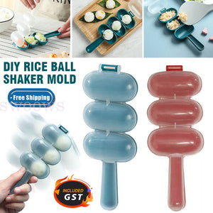 2 Sets Rice Ball Shaker DIY Rice Baller Shakers Lunch Maker Mould Kitchen Tools