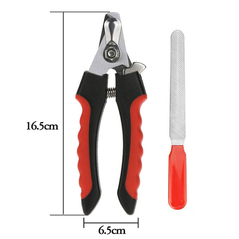 Pet Dog Cat Nail Clippers Professional Toe Trimmer Grooming Steel Clipper Tool