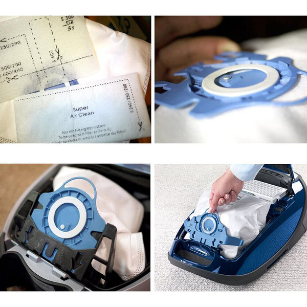 1-12x Vacuum Cleaner Bags For Miele 3D GN COMPLETE C2 C3 S2 S5 S8 S5211 Models