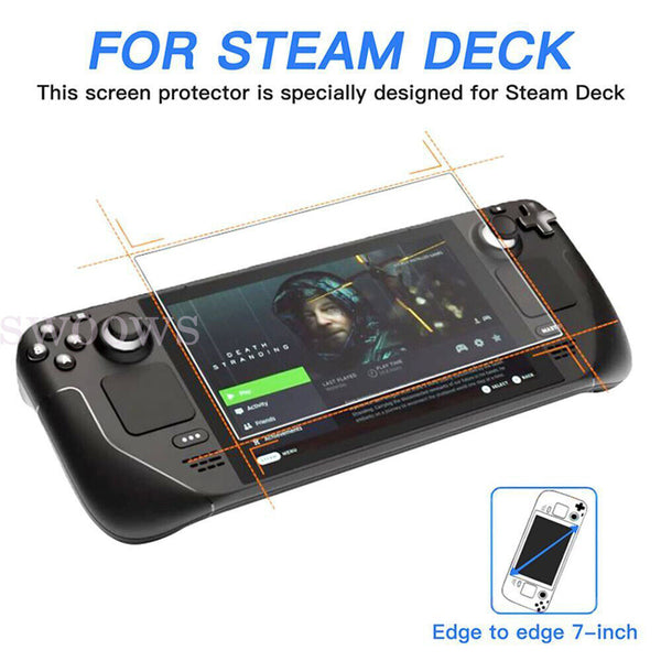 Tempered Film Tempered Glass Full Screen Console Protector Cover For Steam Deck