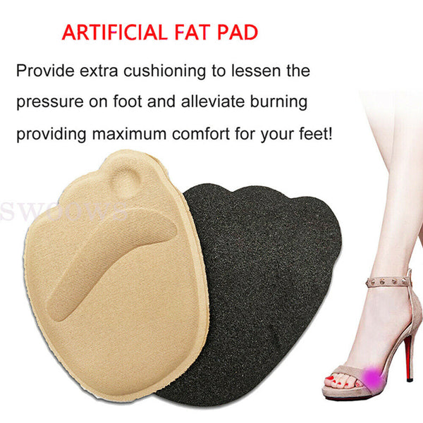 Pair ! Memory Foam Half Insoles Cushion Shoe Insole Heel Pads Inserts Heel Women