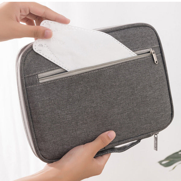 Waterproof Passport Holder Travel Document Wallet RFID Bag Family Case Organizer