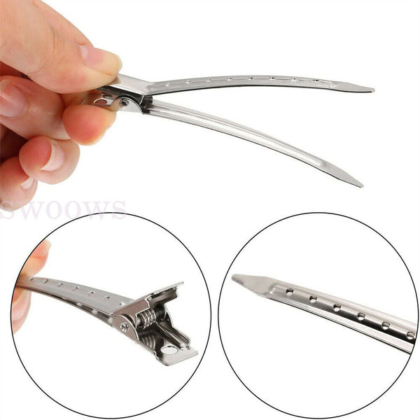 Up to 36Pcs Hairdressing Sectioning Duck Bill Hairpin Salon Croc Hair Clips
