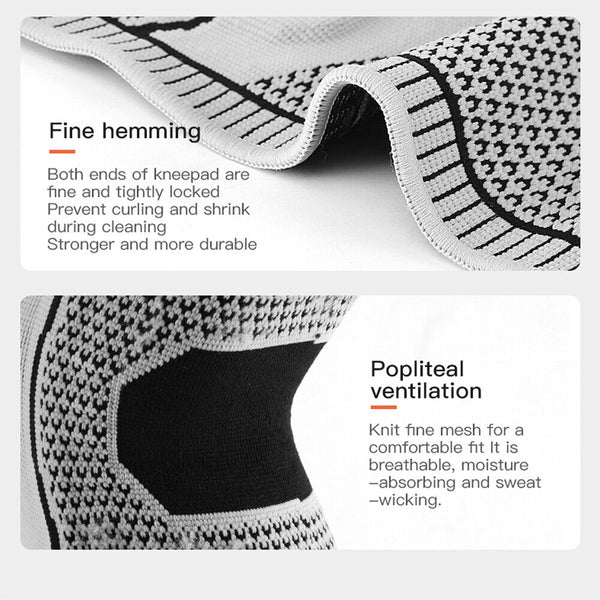 Knee Brace Knee Compression Sleeve Professional Sports Silicone Knee Support