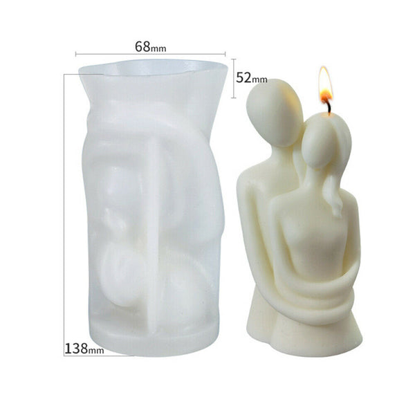 3D Candle Mould Geometric Shape DIY Wax Model Candle Silicone Mold Home Decor