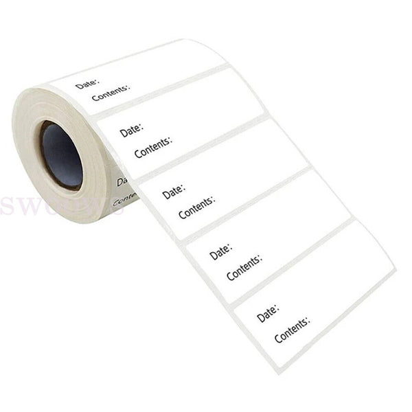 500/roll Kitchen Stickers Refrigerator Freezer Food Storage Date Content Labels