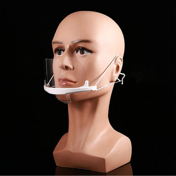 Transparent Face Mask-For Catering Kitchen Retail Hotel Salon Spa Restaurant AU