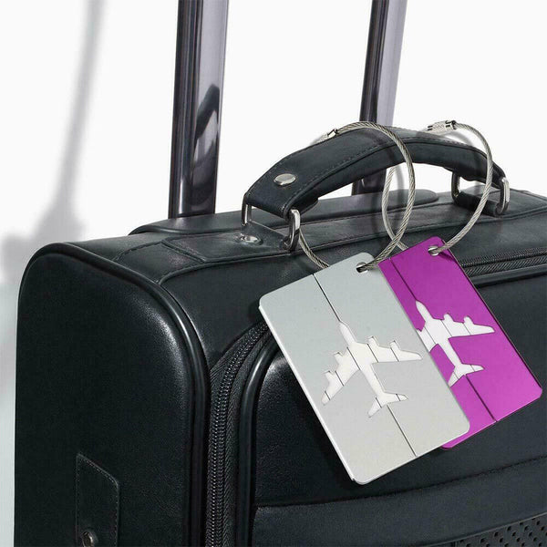 1/2/3/4/5x Luggage Tag Travel Baggage Suitcase Bag Identity Address Name Labels