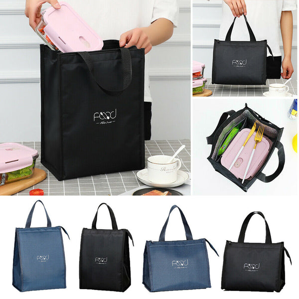 Portable Insulated Thermal Cooler Lunch Box Carry Tote Picnic Case Storage Bag