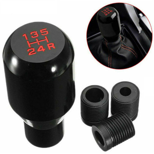 Universal 5 Speed Aluminum Manual Car Gear Stick Shift Knob Shifter Lever