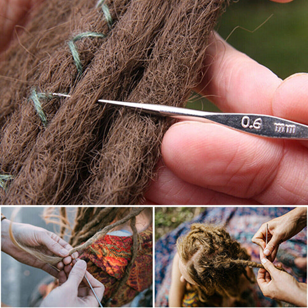 Steel Crochet Dreadlock Hook Dread Tool Dreadlock Maintenance Small Hook 0.6mm