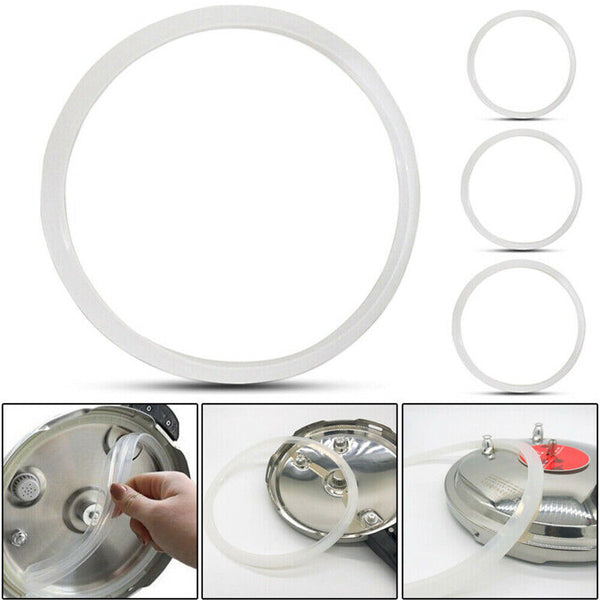 Replacement Silicone Rubber Clear Gasket Sealing Ring Pressure Cooker Kitchen AU