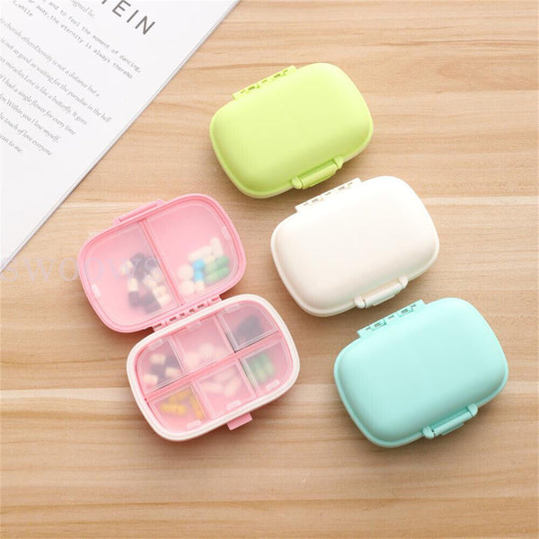 Pill Box Medicine Organizer Dispenser Box Case Travel Tablet Container Holder