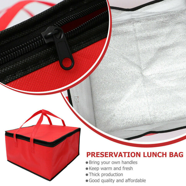 46L Practical Delivery Bag Insulated Thermal Food Storage Bag Portable Bento Bag