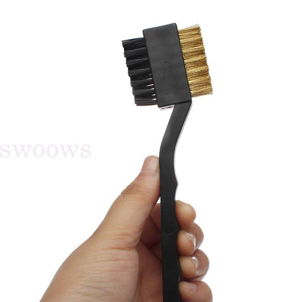 Up to 8pcs Double Sided Golf Cleaning Wire Nylon Brush Groove Cleaner Club Ball