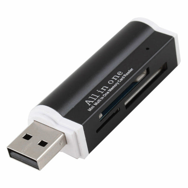 All in One Aluminium USB Multi Card Reader SD SDHC SDXC Micro SD Memory Stick M2