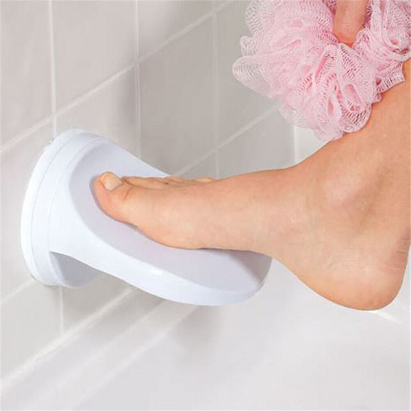 Shower Foot Rest Stand for Shaving Legs Suction Cup Bathroom Washing Feet Step