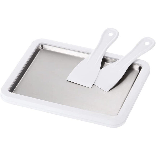 Ice Cream Maker Yogurt Frozen Pan Mini Fried Yogurts Machine Roll StainlessSteel