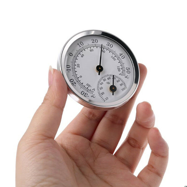 Temperature Gauge Analogue Humidity Hygrometer Classic Simple Thermometer Meter