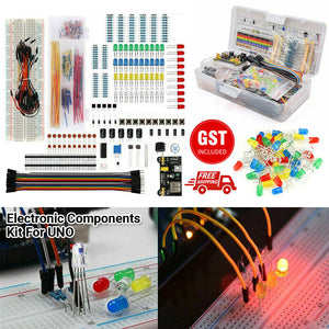 Electronic Components Kit 830 Connect Points Breadboard Cable Resistor For UNO